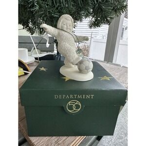 Dept 56 Snowbabies Starlight Games "Score" Figurine 1999 Soccer With Box